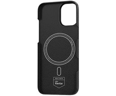Benks Magnetic Armor Air Kevlar dėklas PC Frame 600D Apple iPhone 16 Plus juodos spalvos