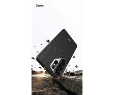 Benks Magnetic Armor Pro Armor Grid Kevlar dėklas Metal Frame 600D (H048) skirtas Samsung Galaxy S26 juodas