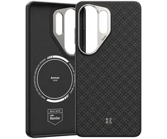 Benks Magnetic Armor Pro Armor Grid Kevlar dėklas Metal Frame 600D (H050) skirtas Samsung Galaxy S26 Ultra juodas