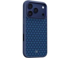 Benks Magnetic Armor Pro Armor Grid Kevlar dėklas Metal Frame 600D (YB70) skirtas Apple iPhone 17 Pro Max mėlynas