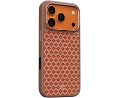 Benks Magnetic Armor Pro Armor Grid Kevlar dėklas Metal Frame 600D (YB69) skirtas Apple iPhone 17 Pro oranžinės spalvos