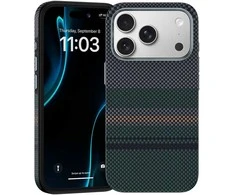 Benks Magnetic Armor Pro Aurora Kevlar 600D dėklas (C069) skirtas Apple iPhone 17 Pro (Camera Control Button)