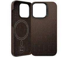 Dėklas Benks Magnetic Armor Tint Kevlar 1000D (S063) skirtas Apple iPhone 16 aukso spalvos