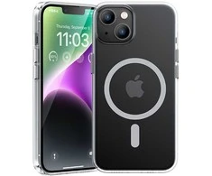 Benks Magnetic Crystal dėklas Apple iPhone 15 Plus skaidrus