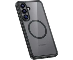 Benks Magnetic Crystal TPU Frame dėklas (0049) skirtas Samsung Galaxy S26 Plus juodos spalvos