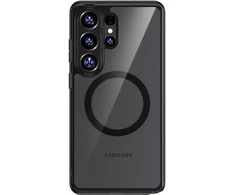 Benks Magnetic Crystal TPU Frame dėklas (0050) skirtas Samsung Galaxy S26 Ultra juodos spalvos