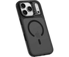 Benks Magnetic Lucid Armor dėklas (K069) skirtas Apple iPhone 17 Pro juodos spalvos (Camera Control Button)