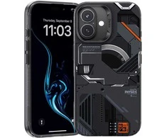 Benks Magnetic Mecha Series dėklas skirtas Apple iPhone 16 Plus juodos spalvos