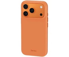 Benks Magnetic Vita Pro Silikoninis dėklas (A070) skirtas Apple iPhone 17 Pro Max oranžinės spalvos (Camera Control Button)