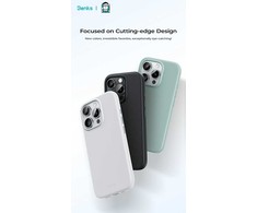 Benks Magnetic Vita Pro Silicone dėklas skirtas Apple iPhone 16 Plus juodos spalvos