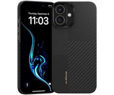 Dėklas Benks Montage Magnetic Armor Air Kevlar Case PC Frame 600D+1500D (M064) for Iphone 16 Plus juodas