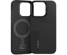 Oem Benks Montage Magnetic Armor Air Kevlar Case PC Frame 600D+1500D (MB66) Apple iPhone 16 Pro Max dėklas telefonui juodos spalvos