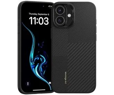Benks Montage Magnetic Armor Pro Kevlar dėklas Metal Frame 600D+1500D Apple iPhone 16 juodos spalvos