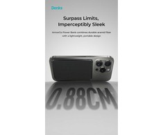 Oem Benks Power bank 5000mAh MP15 ArmorGo – Type C – magnetic with induction charging juodas