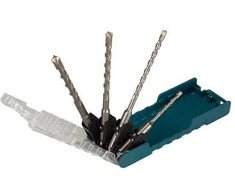 Makita TCT grąžtas SDS-PLUS perforatoriams / 4-ių pjovimo briaunų, 4vnt. Rinkinys (5x110, 6x160, 8x160, 10x160) E-14249