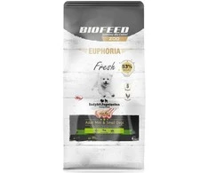 Šunų Maistas - BIOFEED Euphoria Fresh Adult Mini &amp; Small kalakutiena 28% Protein 8kg