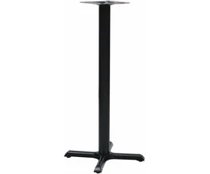 Bistro stalo koja, juodos spalvos, 56x56x107cm, ketus