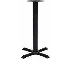 Bistro stalo koja, juodos spalvos, 56x56x72cm, ketus