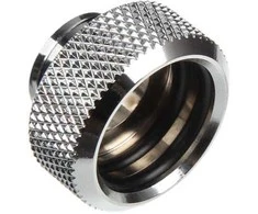 Bitspower Multi-Link Adapteris connection straight G1/4 inch AG to 16mm OD hard tube – shiny sidabrinis