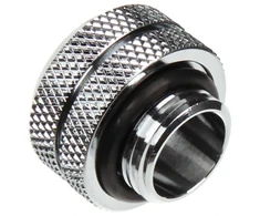 Bitspower Multi-Link Adapteris Anschluss gerade G1/4 col. AG auf 12mm AD Hardtube – sidabrinis glänzend