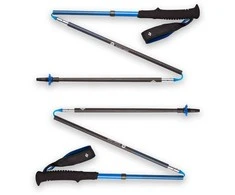 Black Diamond Juodas Diamond Juodas DIAMOND Distance Carbon Z-Pole trekingo lazda, unisex, sulankstoma