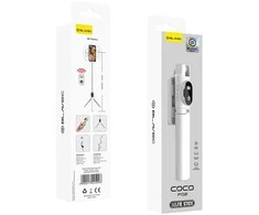 Oem Blavec Asmenukių lazda Coco P02 tripod + nuotoliniu valdymu 0,7 metres (SSCP02-TRW07) baltos spalvos