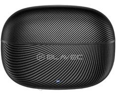 Blavec ausinės Bluetooth TWS BW-02 Carbon (BW02-B) juodos spalvos