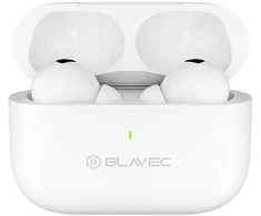 Blavec ausinės Bluetooth TWS BW-05 Flow (BW05F-W) baltos spalvos