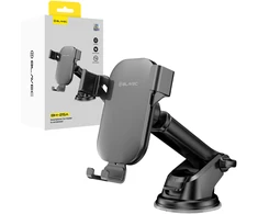 Blavec automobilinis telefono laikiklis BH-25A gravitacinis (BH25A-WB) juodos spalvos