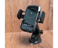 Blavec automobilinis telefono laikiklis su belaidžiu įkrovimu BHC-03 15W (BHC03-WIB) juodos spalvos
