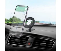 Blavec automobilnis laikiklis BH-16B Carbon magnetinis Magsafe (BH16BC-MDB) juodos spalvos