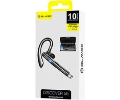 Blavec Bluetooth laisvų rankų įranga Discover 55 + išorinė baterija (BHDI55-B) juodos spalvos