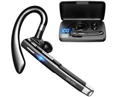 Blavec Bluetooth laisvų rankų įranga Discover 55 + power bank (BHDI55-B) juodos spalvos