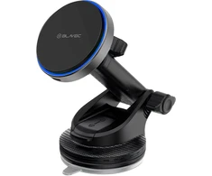 Blavec Car holder BHC-01A 15W magnetic with wirless charging to windshield and dashboard (BHC01A-MWIB) juodos spalvos