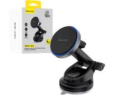 Blavec Car holder BHC-01A 15W magnetic with wirless charging to windshield and dashboard (BHC01A-MWIB) juodos spalvos