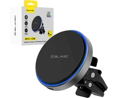 Blavec Car holder BHC-01B 15W magnetic with wirless charging to air vent (BHC01B-MAVIB) juodos spalvos