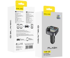 Blavec FM moduliatorius Flash TR-01 MP3, Bluetooth - 2xUSB + Type C - PD 36W QC3.0 18W (TFMFTR01-B) juodos spalvos