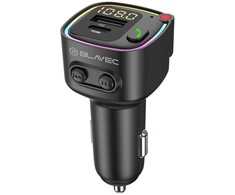 Blavec FM moduliatorius Flash TR-02 MP3, Bluetooth - USB + Type C - PD 30W (TFMFTR02-B) juodos spalvos