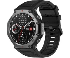 Blavec išmanusis laikrodis M-04 Falcon AMOLED GPS Voice Call (SWM04-GP) graphite + 1 band