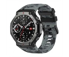 Blavec išmanusis laikrodis M-04 Falcon AMOLED GPS Voice Call (SWM04-GP) graphite + 1 band