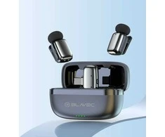 Blavec Mikrofonas belaidis mikrofonas x 2 MK-03 ClipGo Typ C (LMMK03-S) sidabrinės spalvos