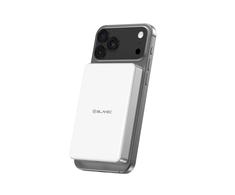Blavec Power Bank 10000mAh BJ-05 Ultra Fast 16mm – Type C – Qi2.2 25W + PD 45W magnetic induction Magsafe 2 in 1 (PBBJ05-QI22MC10W) baltas