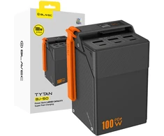 Blavec Power Bank 50000mAh BJ-50 Tytan 100W – 3x Type-C + 3x USB-A (PBBJ50C) juodos spalvos