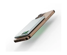 Oem „Blavec“ išorinė baterija 5000mAh BJ-03, itin plona, 7,8 mm, C tipo, 22,5 W, magnetinė, „Magsafe 3 in 1“ (PBBJ03-MC5G), aliuminio spalvos pagalvėlės