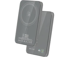Blavec Power Bank 5000mAh BJ-04 Ultra Slim 7,8mm – Type C – 22,5W magnetic Magsafe 3 in 1 (PBBJ04-MC5G) pilkos spalvos
