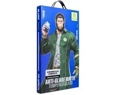 „Blueo 5D Mr. Monkey Glass“ – „Samsung Galaxy S24 Ultra“ juodas (matinis AG stiklas)
