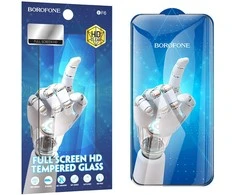 Borofone Apsauginis stiklas BF6 Diamond Armor Full Screen HD skirtas Apple iPhone 15 Plus/16 Plus – 10 vnt