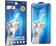 Borofone Apsauginis stiklas BF6 Diamond Armor Full Screen HD skirtas Apple iPhone 15/16 – 10 vnt