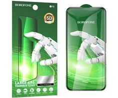 Borofone Apsauginis stiklas BF8 Diamond Armor Full Screen 5D Large Arc skirtas Apple iPhone 16 Pro – 10 vnt