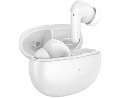 Borofone ausinės Bluetooth TWS FQ16 Star ANC+ENC smart AI baltos spalvos